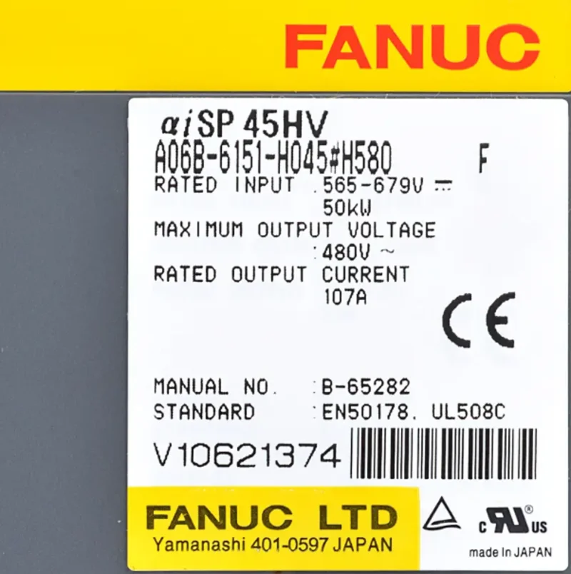 A06B-6151-H045#H580 New  Fanuc tested ok servo drive