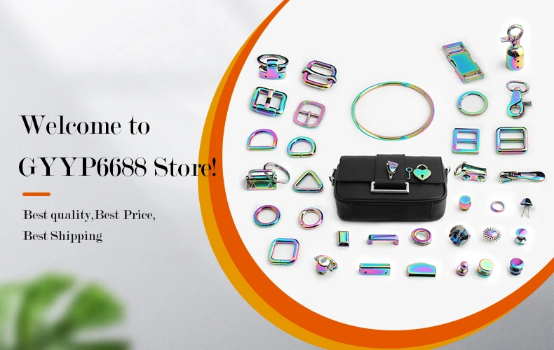 New Small Rectangle Eyelets Lock Hanger For Bags Hardware Wholesale Fashion a set of Locks Fittings Woman Bag Handbags Purse