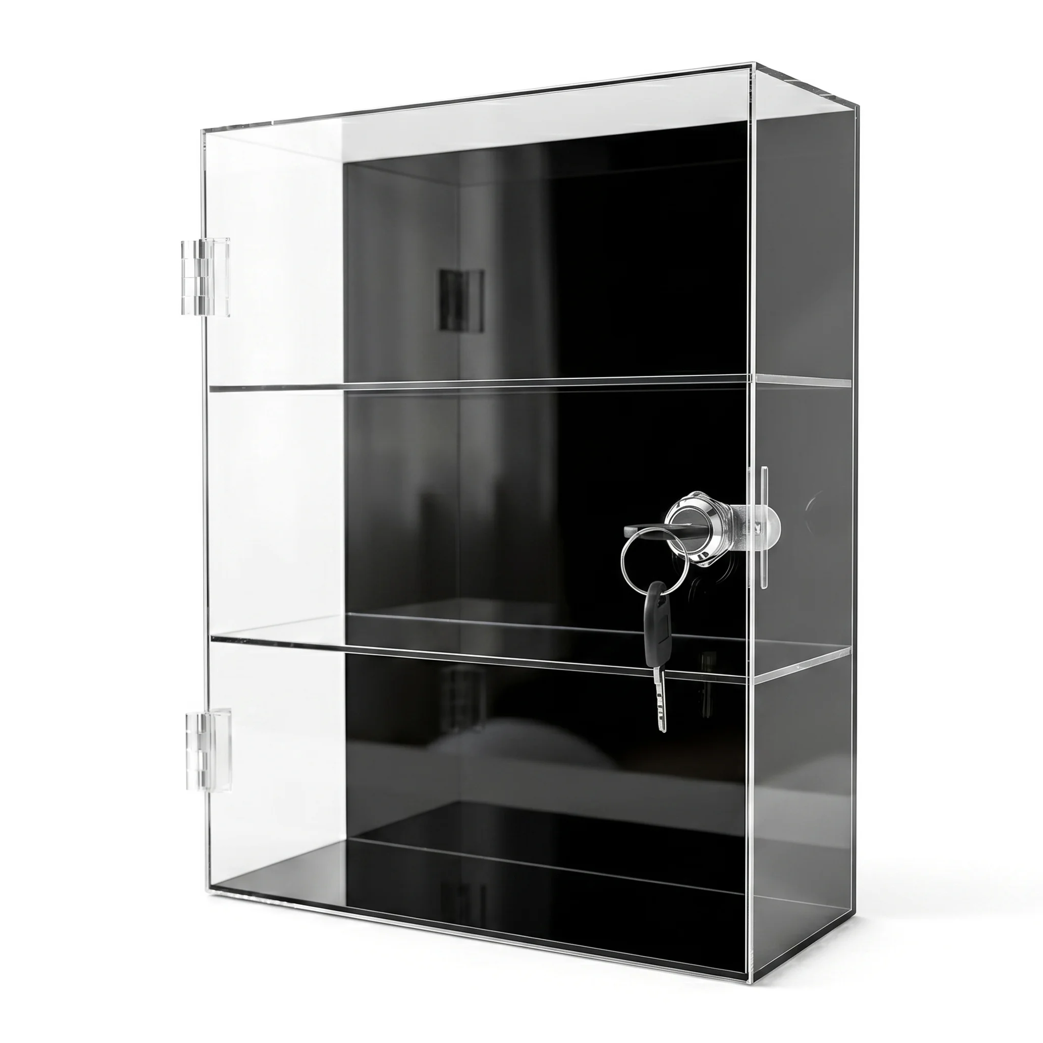 Acrylic Storage Cabinet Used for Locking Cosmetics and Perfume Lipstick Small Items Is Handmade, Dust-Proof, Anti Loss