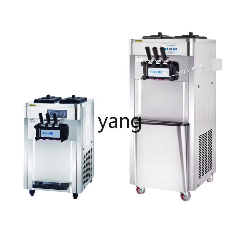 CX Commercial Soft Ice Cream Machine Automatic Ice Cream Machine Three-Color Vertical Ice Cream Machine