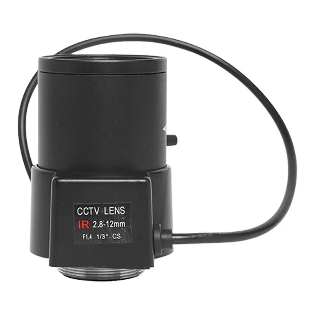 CCTV IR Lens Auto-iris Varifocal 2.8-12mm Zoom CS Mount Lens for Surveillance System Camera Lens Accessories
