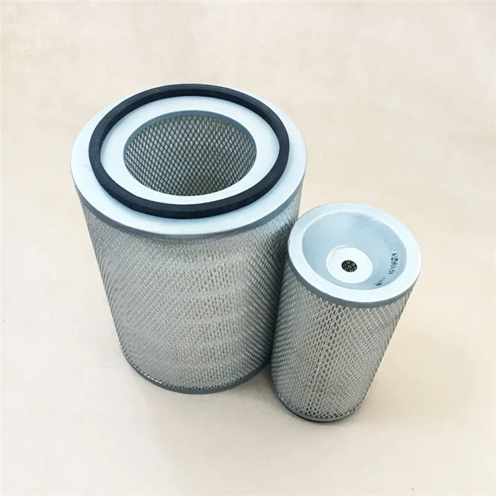 Replace the folding paper filter element of the generator air filter