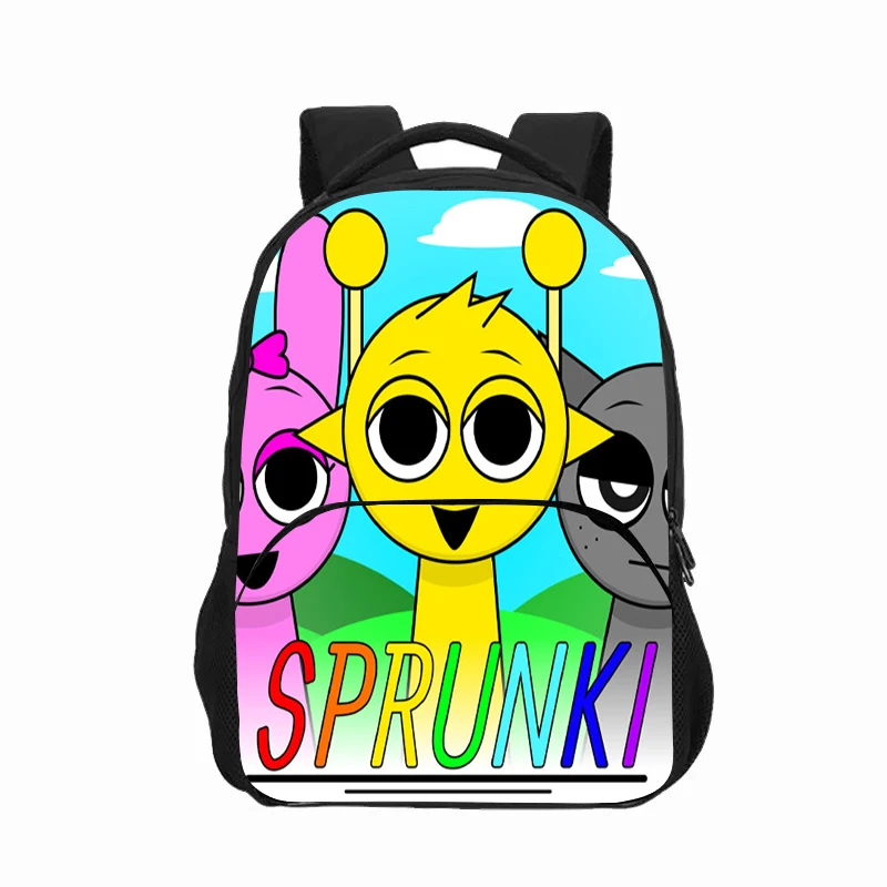 Mochila escolar Sprunki, Mochila escolar Incredibox Sprunki, Mochila para estudiantes, Mochila Sprunki, Mochila para estudiantes, regalo de Navidad