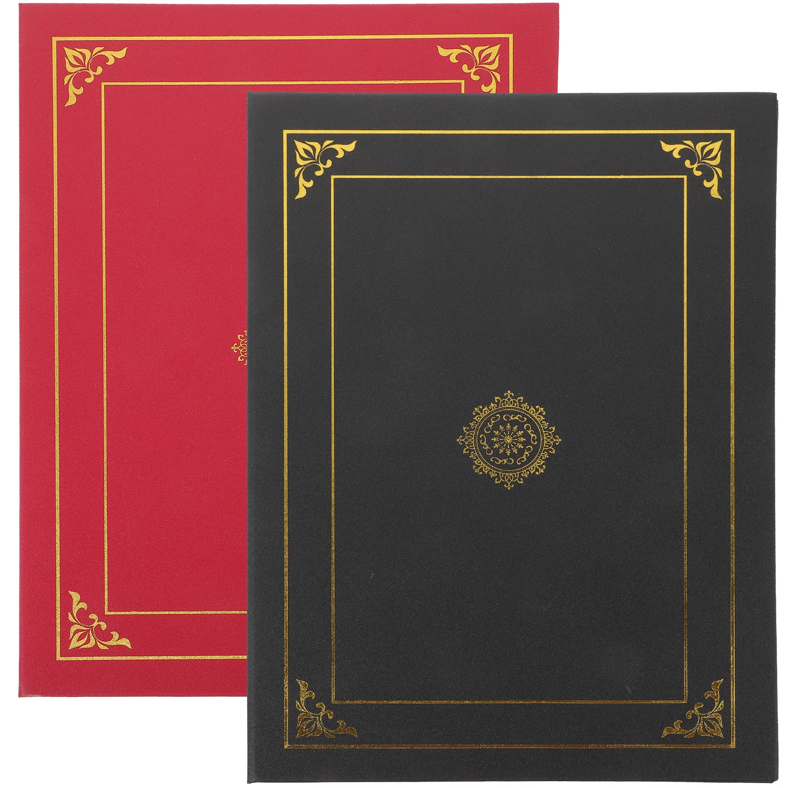 

2Pcs Certificate Covers Paper Diploma Holders Protective Cover for Award Ceremonies Document Certificates Storage