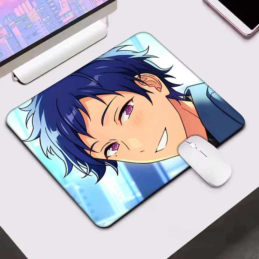 1pc Music Game Fushimi Yuzuru Mousepad Small LockEdge For Gamers Computer Desk Pad Rectangular Anti-slip Rubber