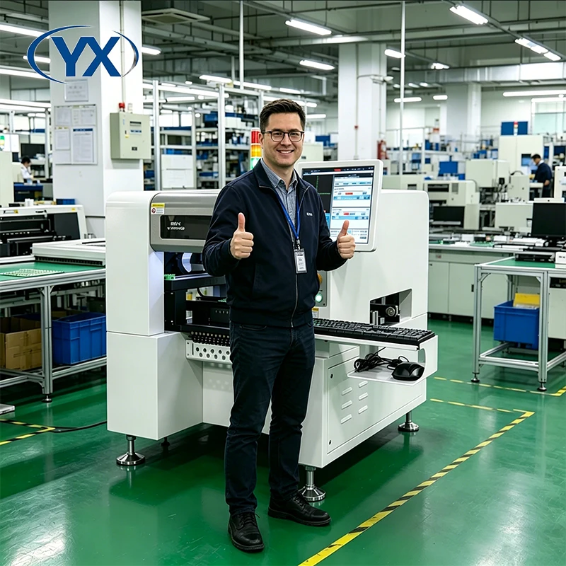YingXing PnP SMT550 PCB Production Line Machine SMT Pick & Place Machine Support Feeder Can Mount