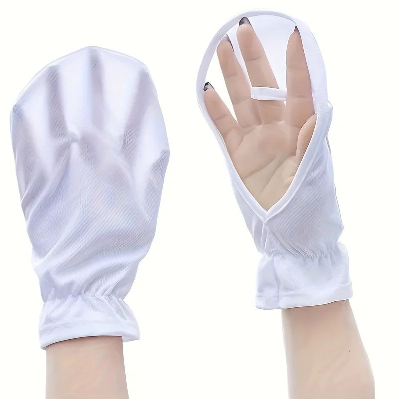 

Unisex Cooling Fingerless Ice Silk Short Sleeves