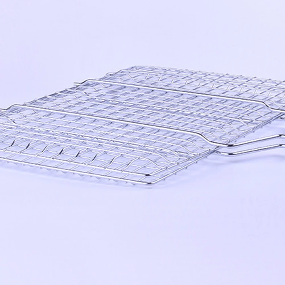 

1pc Detachable Bbq Grill Stainless Steel Thickened Mesh Replacement For Outdoor Picnic Barbecue Supplies Grilling Mat