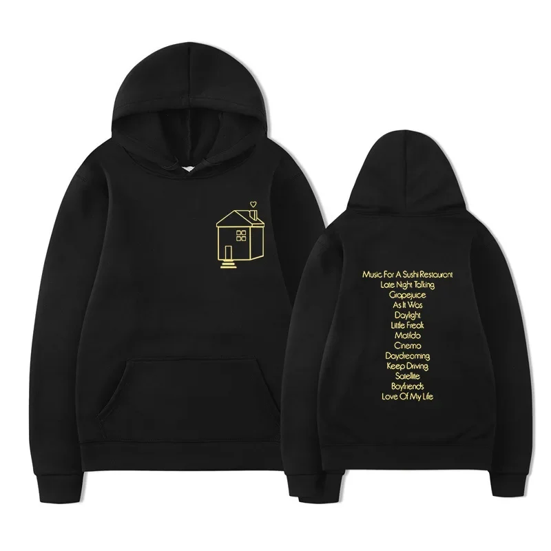 Harry_Styles_2023_Loves_Tour men's hooded sweatshirt for autumn and winter 2024, student trend, spring and autumn hoodie