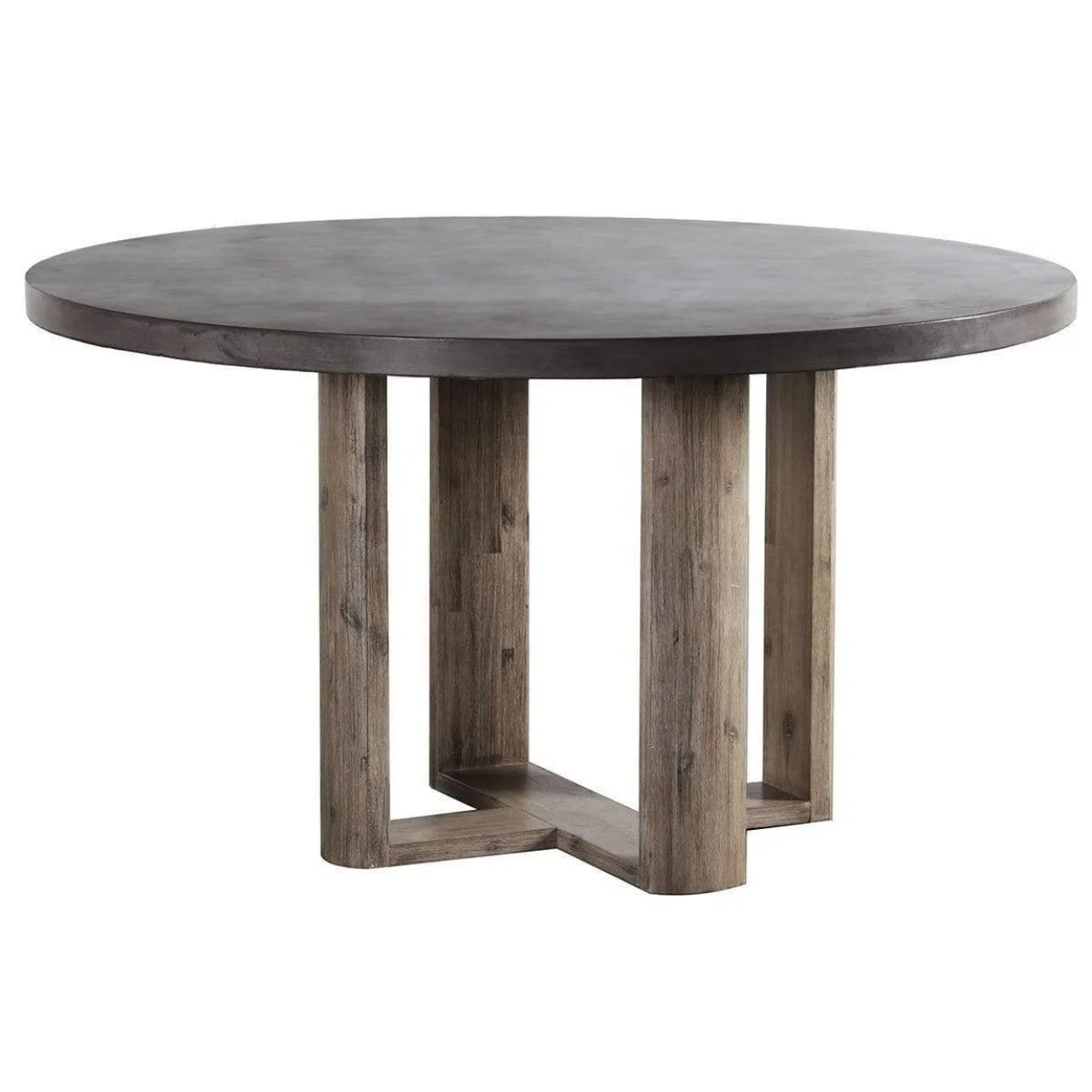 

# Modern Simple Design Hotel Bedroom Round Outdoor Dark Grey Dining Table