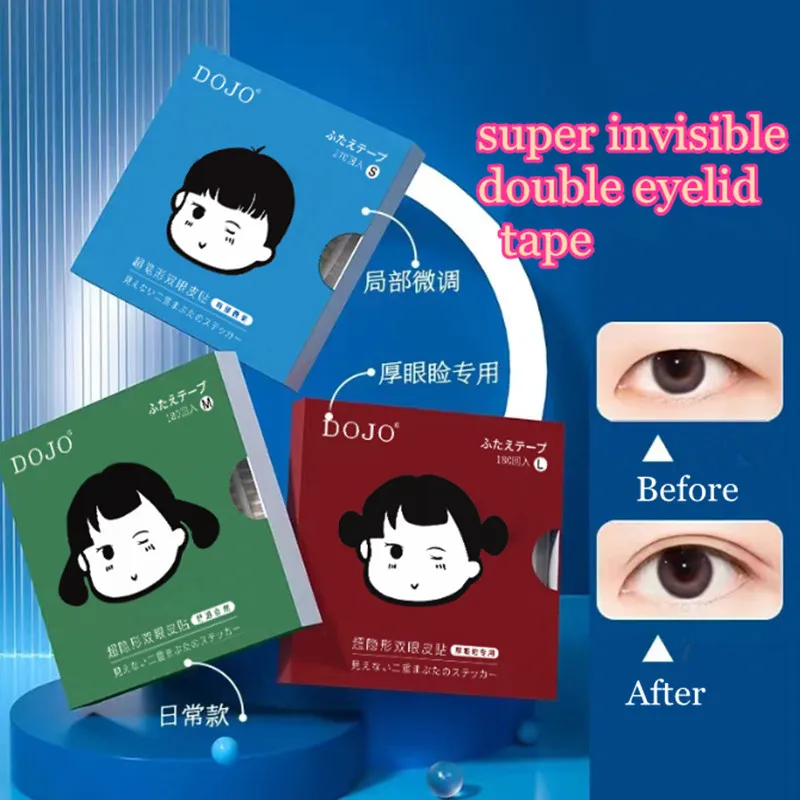 180/270PCS Double Eyelid Tape Invisible Eyelid Lift Band Self Adhesive Paste Fiber Waterproof Free Glue Eye Stickers