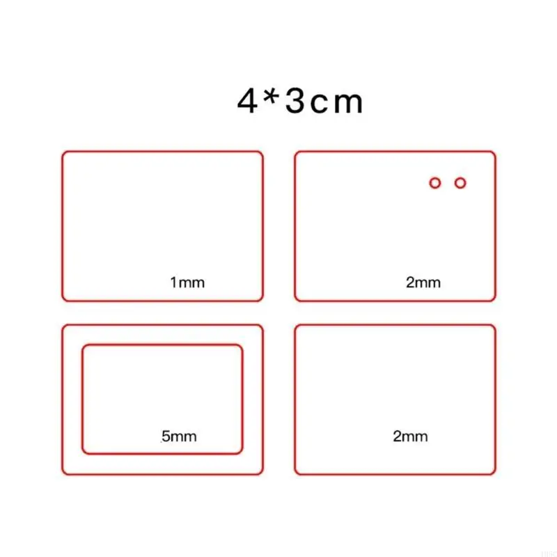 195C 1 Set Various Styles Love Acrylic Keychain Blank Transparent Keychain Blanks Bulk for Valentine's Day Gift DIY Crafts