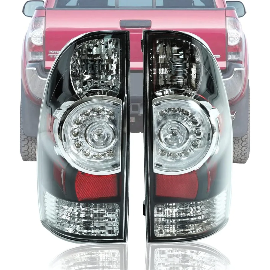 

Светодиодные задние фонари для левого и правого пассажира со стороны водителя, совместимые с Tacoma Pickup 20052015, заменяет номер детали OEM