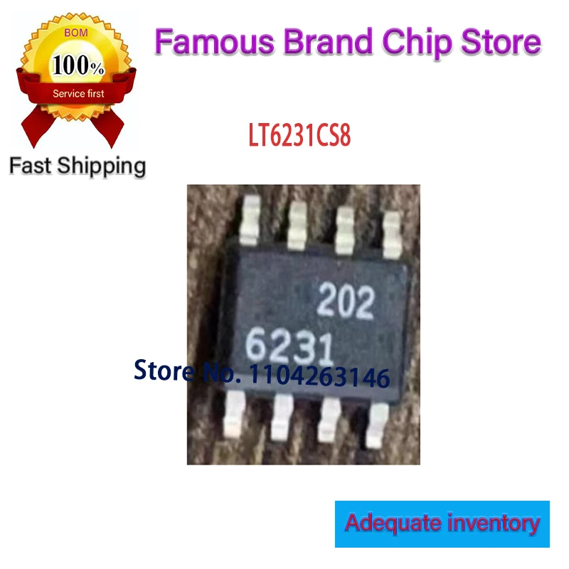 

5 ~ 20 шт./лот LT6231 LT6231CS8 SOP8 100% новый