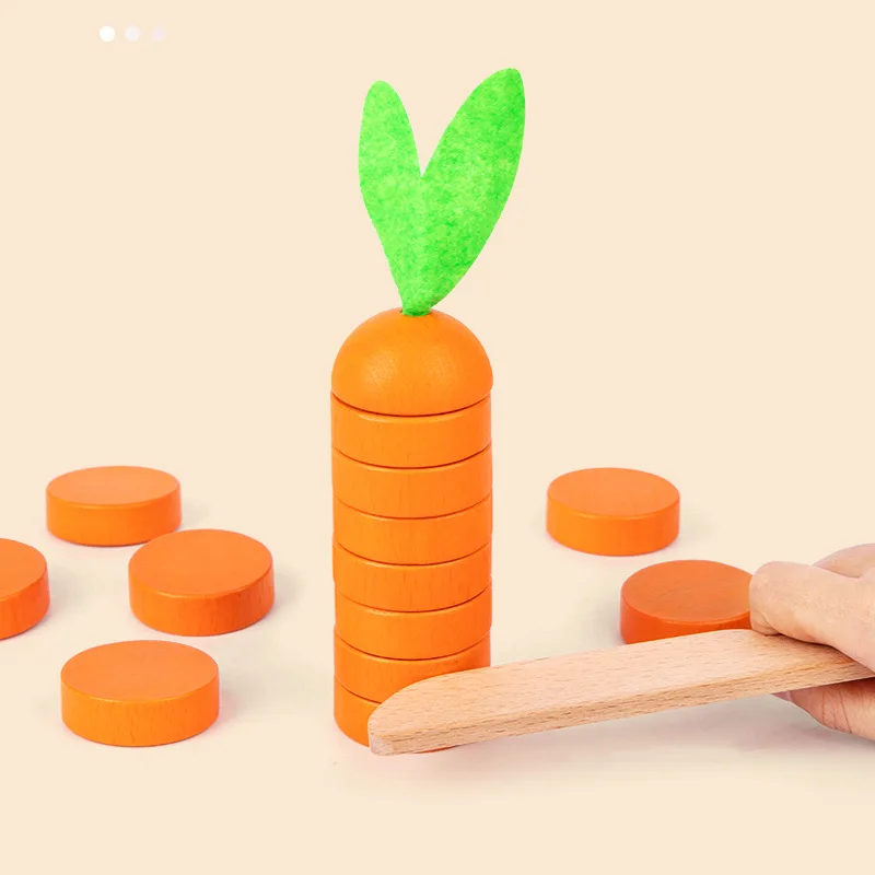 

Funny Children Educational Toys Simulation Carrot Vegetables Cognition Balancing Parent Child Interaction Gift For Boys Girls