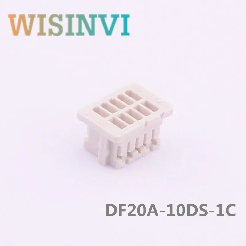 100pcs/lot  DF20A-10DS-1C  Rubber shell 10P spacing ：1.0mm