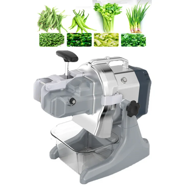 Tabletop Green Peppers Long Bean Curd Vegetable Cutting machine Celery Parsley Shredding Chopping Slicing Machine