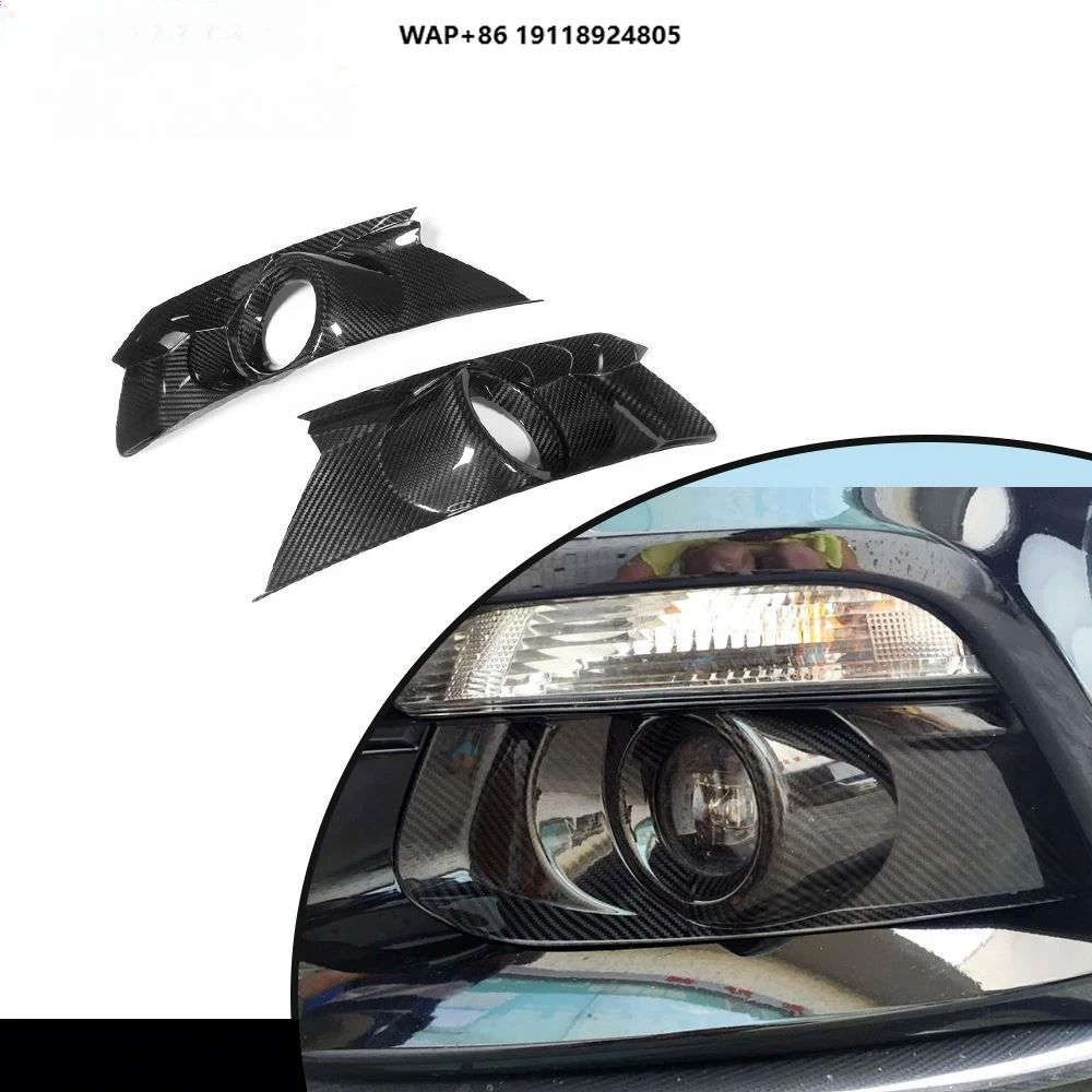 

Carbon Fiber Front Bumper Fog Lamp Light Cover for Mustang 2015up