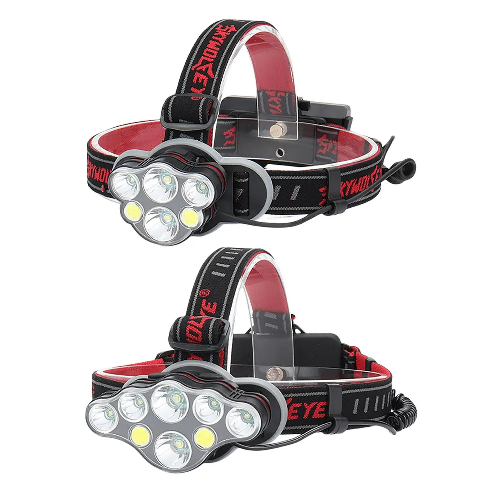 

light with Red Light Rechargeable Hands- Multi Functions Waterproof Lamp for Outdoor Hunting,