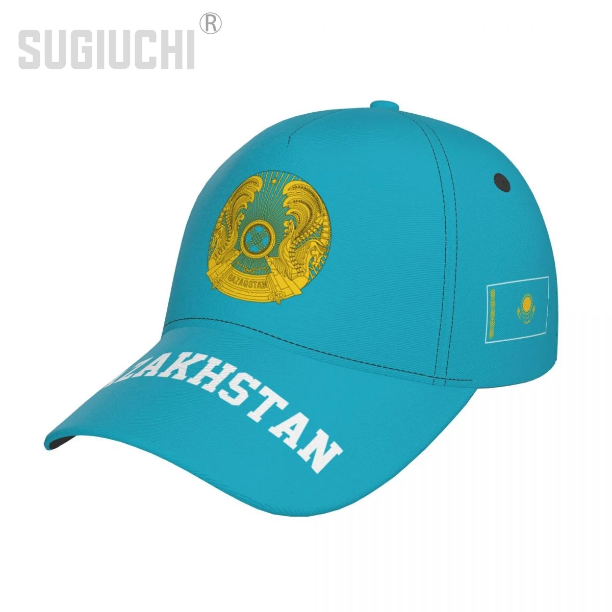 Unisex Kazakhstan Flag Adult Baseball Cap Patriotic Hat for Baseball Soccer Fans Men Women