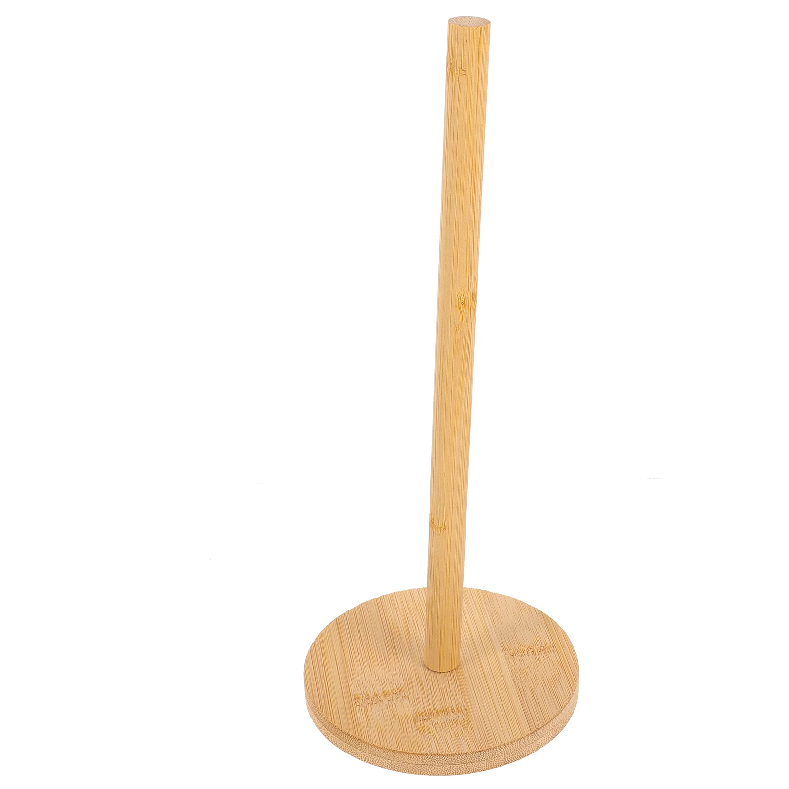 Paper Towel Holder Bamboo Toilet Paper Storage Bathroom Paper Towel Stand paper towel holder countertop