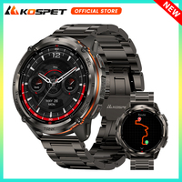 KOSPET TANK T3 Ultra 2 GPS Smart Watch For Men Smartwatch Compass Altimeter Barometric 5ATM IP69K Waterproof AMOLED Mens Watches