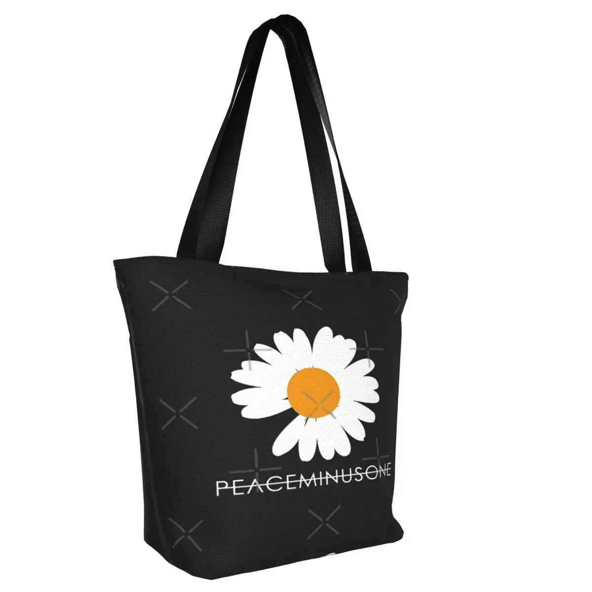 G DRAGON PMO DAISY Casual Shoulder Tote Shopping Bag Large Capacity Simple Generous For Fitness Halloween Gift