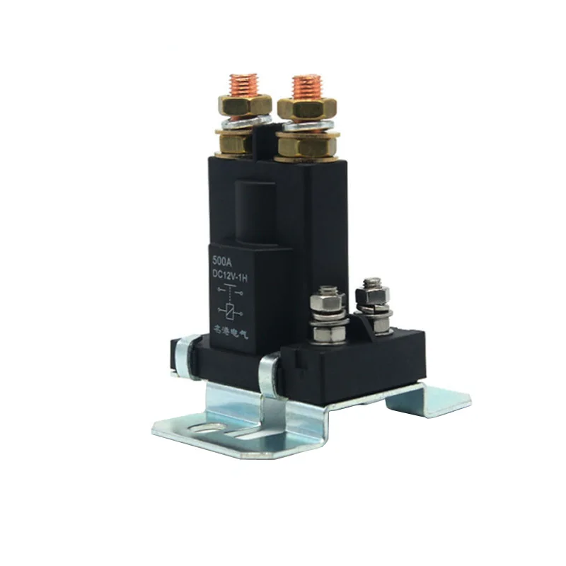 Isolation Car Electromagnetic Start Relay 12V24V500A High Current Silver Contact RV Modified Battery