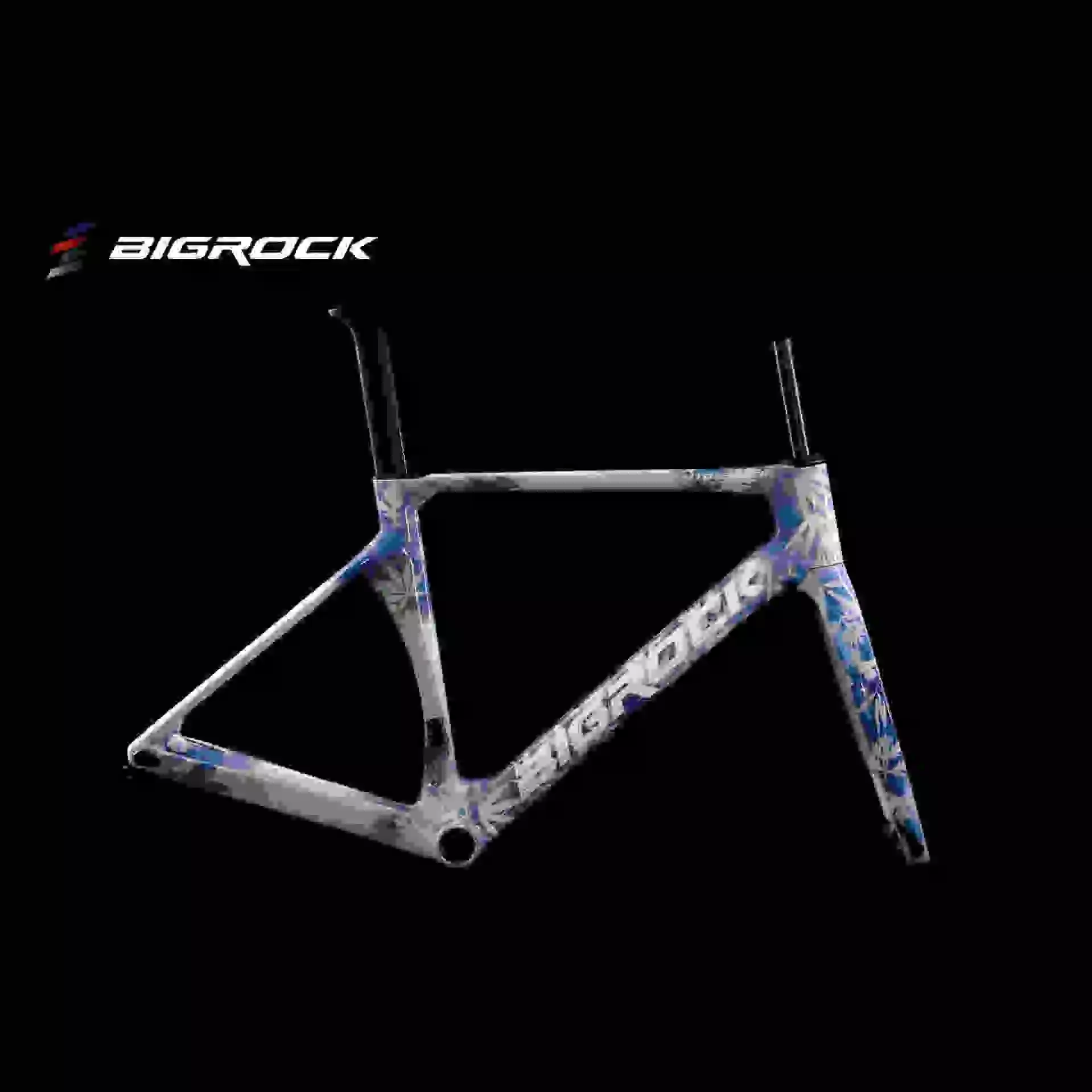 

Bigrock windmill frame Chiba limited edition special edition aerodynamic ultra-light carbon fiber road bicycle frame disc brake