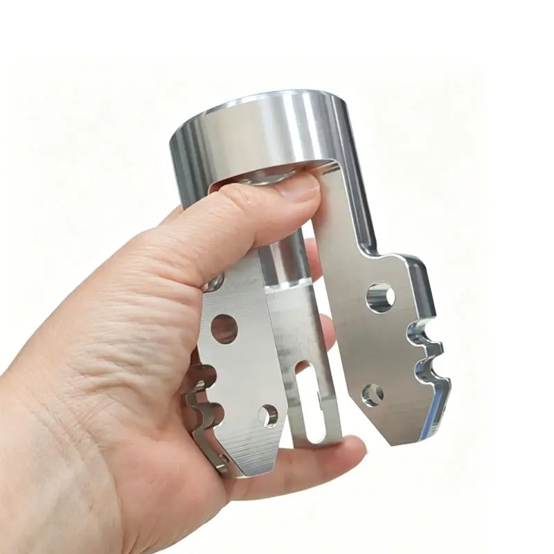 Custom Aluminum U-shaped Brackets CNC Milled Aluminum Part Aluminum Mechanical Clamps Irregular Fixed Bases
