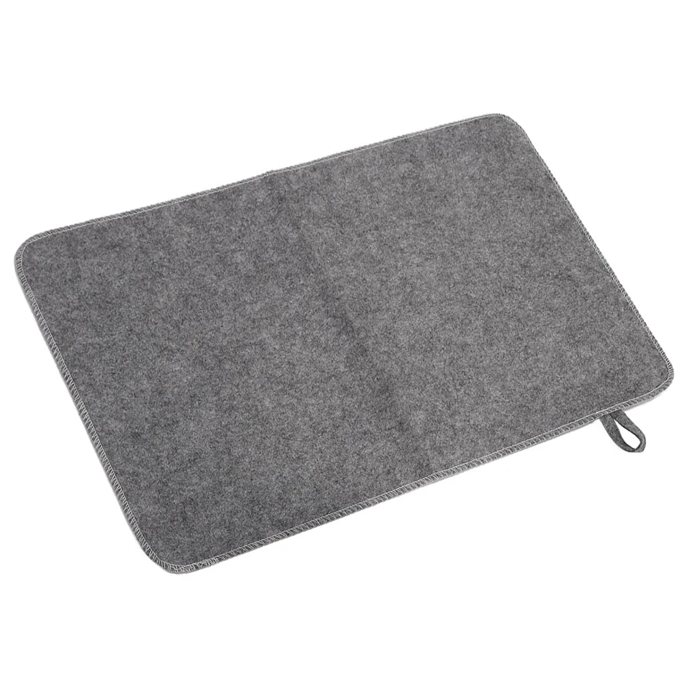 1pc Felt Sauna Mat Absorbent SPA Insulation Mat Suitable For Sauna Shower Room Bathroom Supplies 23x35cm