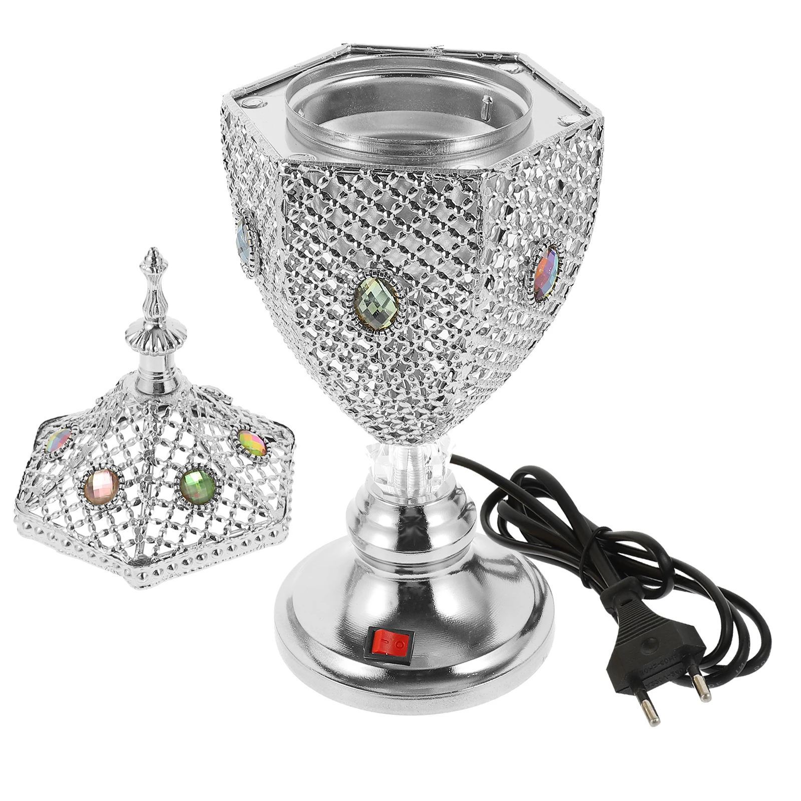 

Incense Burner Ornaments Gift for Lovers Plug Censer Electric Insence Household Ancient Style Decoration Iron Desktop
