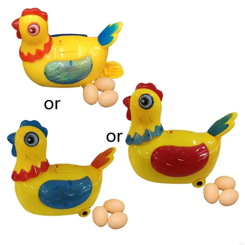 24BE Chicken Laying Egg Electric Plastic Chicken with Sound Music