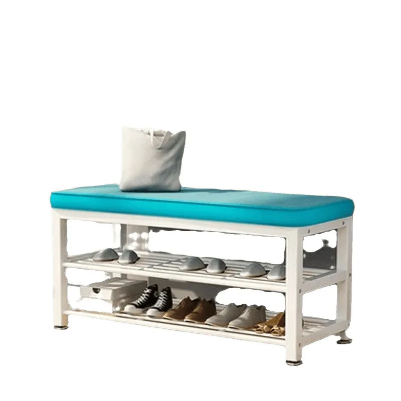 

Shoe change stool hanger integrated home entrance door coat rack multi-functional shoe stool hanger simple integrated rack