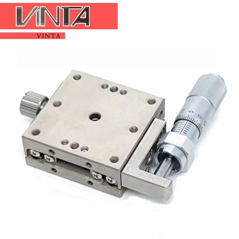 LBX80-C LBX80-R LBX80-L Stainless Steel Sliding Table X Axis  Manual Displacement Platform Linear Stage