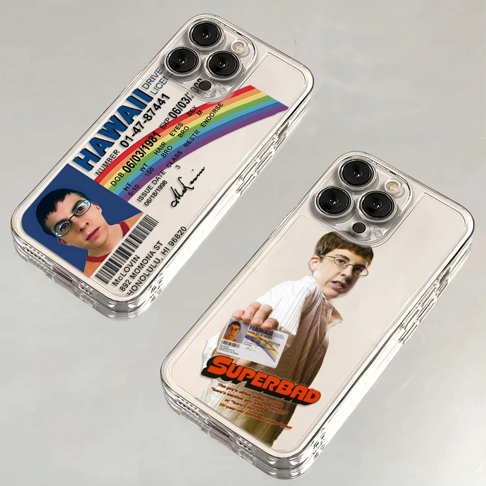 Mclovin Movie Superbad Phone Case For OPPO Reno 12F 12 7 11 11F 10 2F 4 8 8T 8Z 7Z 7 6Z 6 5 Pro Plus 4G 5G Clear Soft TPU Cover