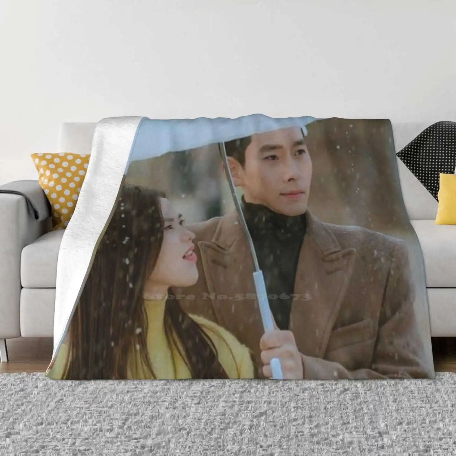 Hyun Bin All Sizes Soft Cover Blanket Home Decor Bedding Hyun Bin Cloy Son Ye Jin Captain Ri Yoon Se Ri Ri Jung Hyuk Binjin