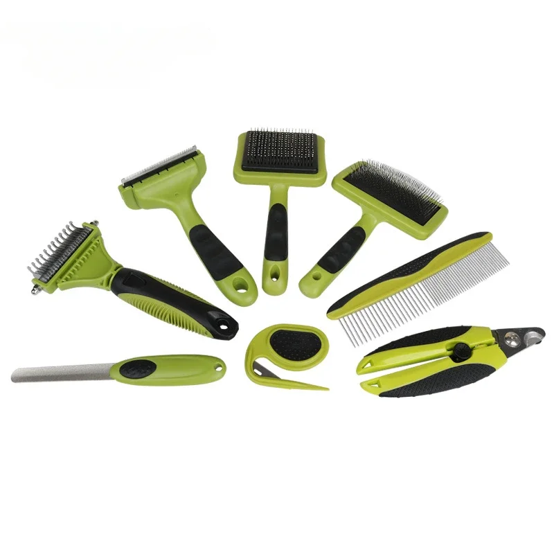 New Cat Dog Comb Pet Open Knot Comb Cat Puppy Hair Fur Shedding Grooming Trimmer Comb Blade Combs Cat Brush