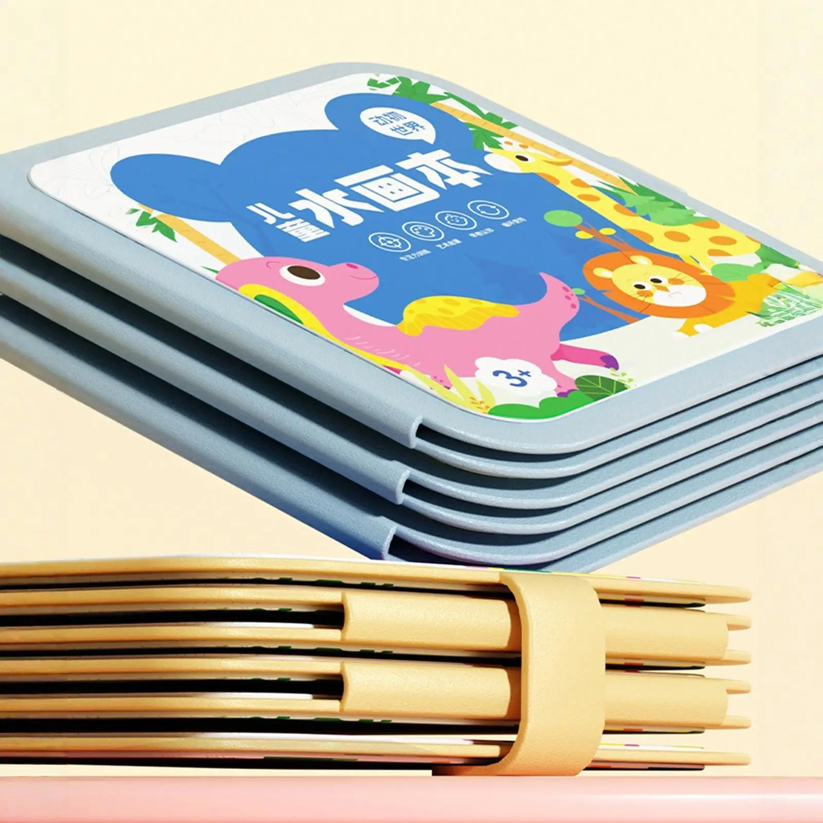 Libro para colorear audaz y fácil, juguete educativo de arte y artesanía, libro de arte acuático para niños, niñas, estudiantes, clase, viajes, Halloween