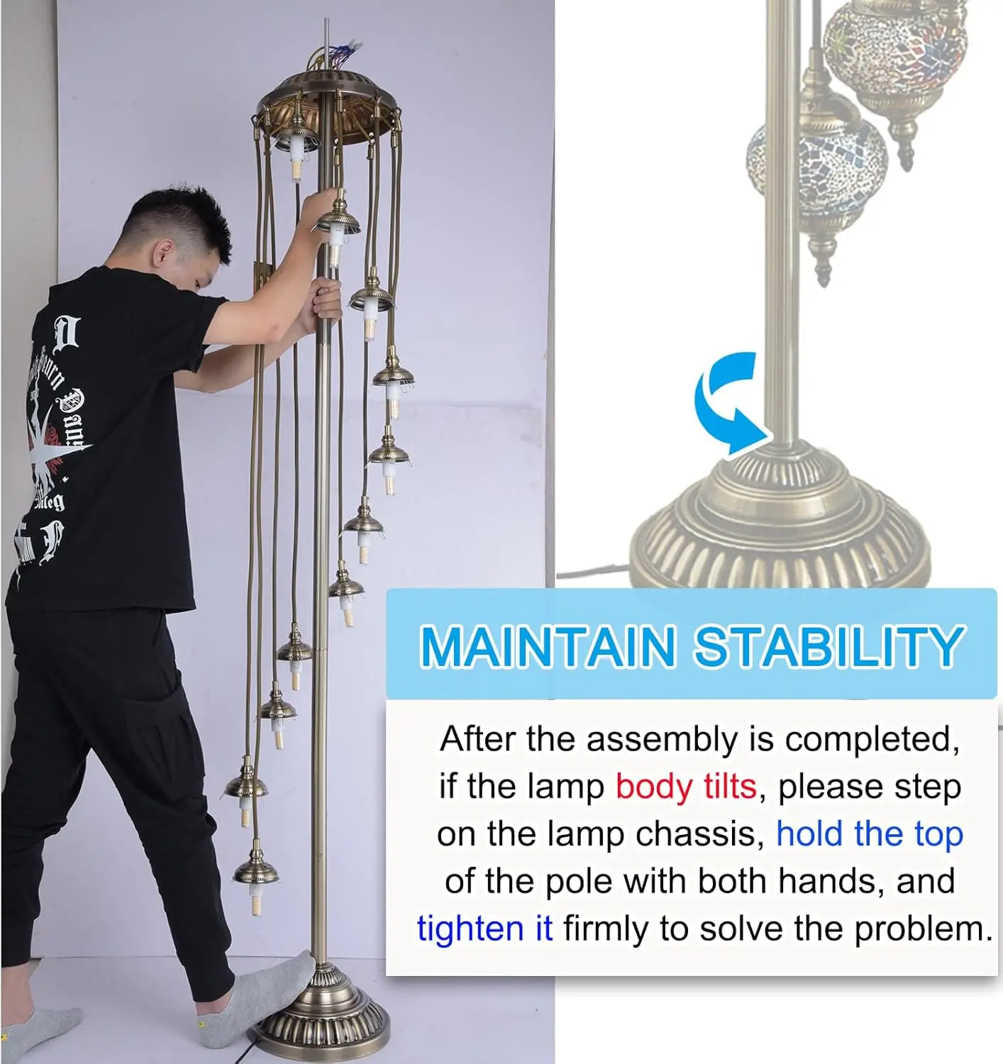 Lampadaire pour la maison, design