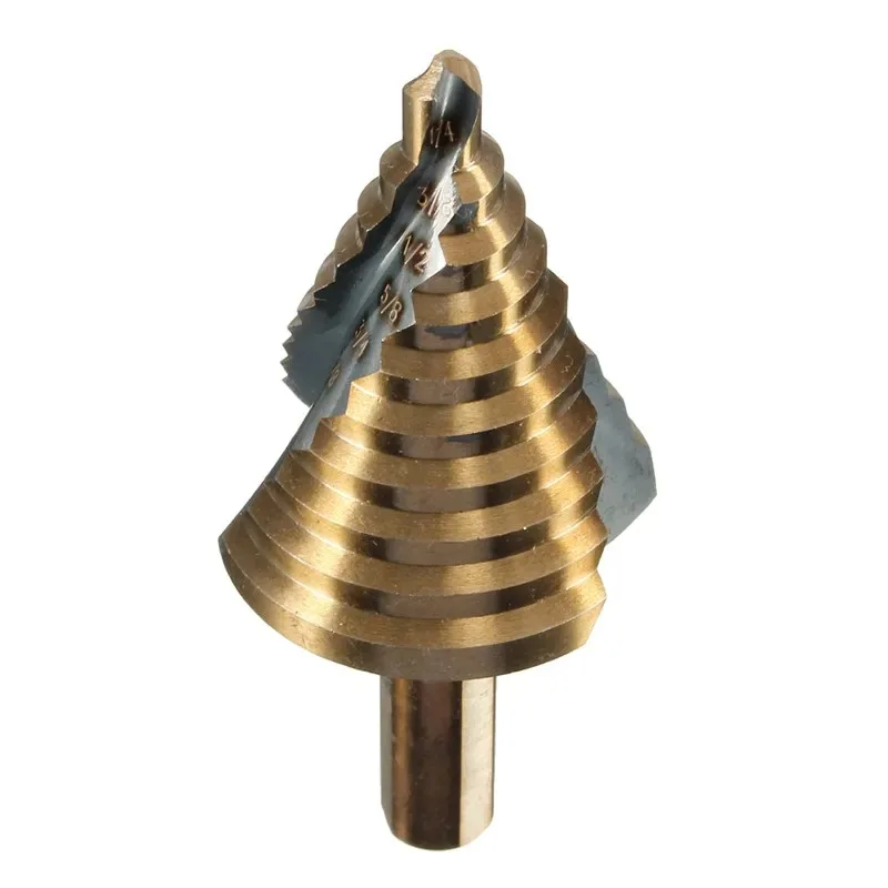 Imagem -04 - Cobalt M42 Passo Bit Grupo Flauta Espiral Ferramentas para Carpintaria Drillpro Broca Adaptador a a 8