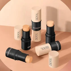 Matte Concealer Stick Moisturizing Liquid Foundation Cover Acne Eye Dark Circle Modify Skin Tone Face Primer Base Makeup