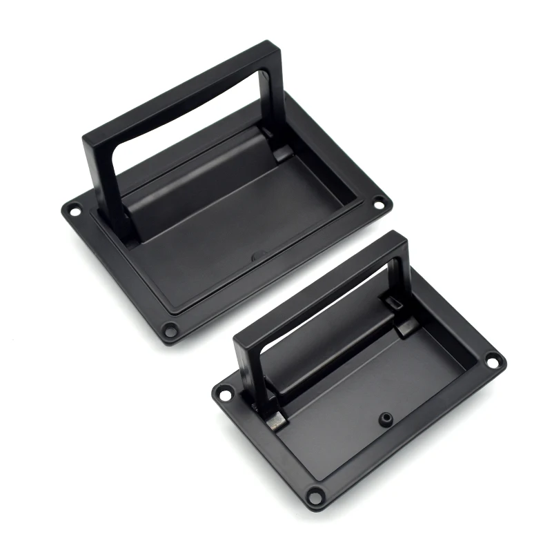 Foldable embedded handle zinc alloy box type rotatable hidden embedded handle