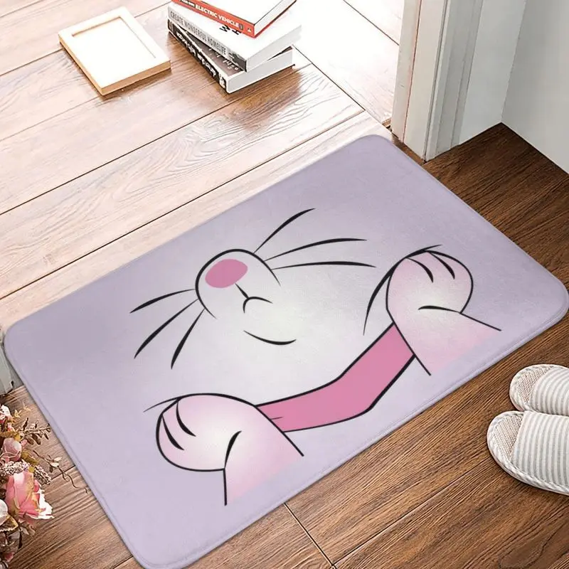 Custom Sassy Kitten Doormat Non-Slip Entrance Kitchen Bath Floor Door Mats Funny Marie Cat Toilet Rug Carpet Footpad