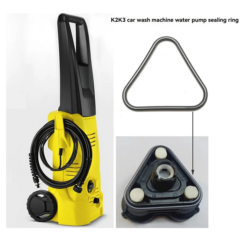 N98R Water Pump Replacement Parts Pressure Washer Triangle Form Seal For Karcher K2 K3 K4 K5 Sealing Ring Gasket Part 9.081-422.