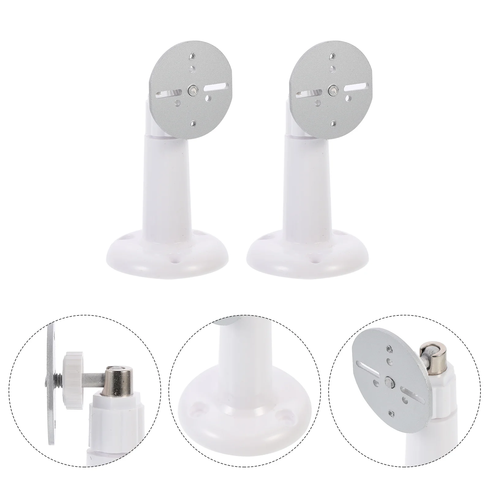 

2pcs Wall Mount Camera Bracket For Security Camera Support System Cctv Bracket Holder Wall-Mounted Monitor Support Accessory