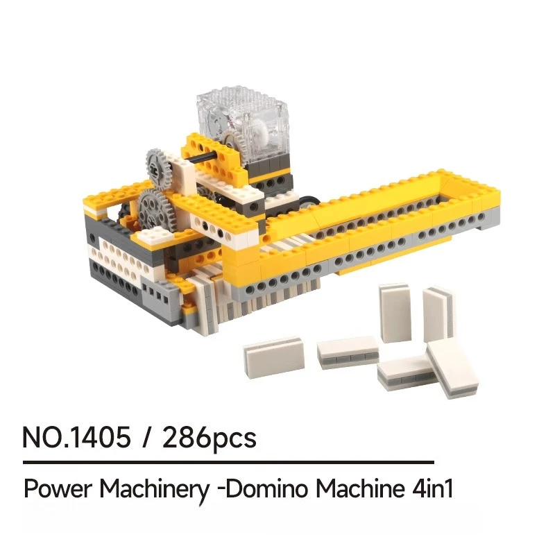 SEMBO Machinery Machine Building Blocks Children's Educational Assembly 4-in-1 Gear Robot Model Ornament Trendy Toy