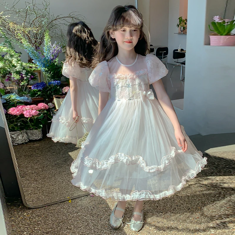 

2025 All-Season Flower Leisure Set, Breathable and Lightweight Dress for Children's Clothing