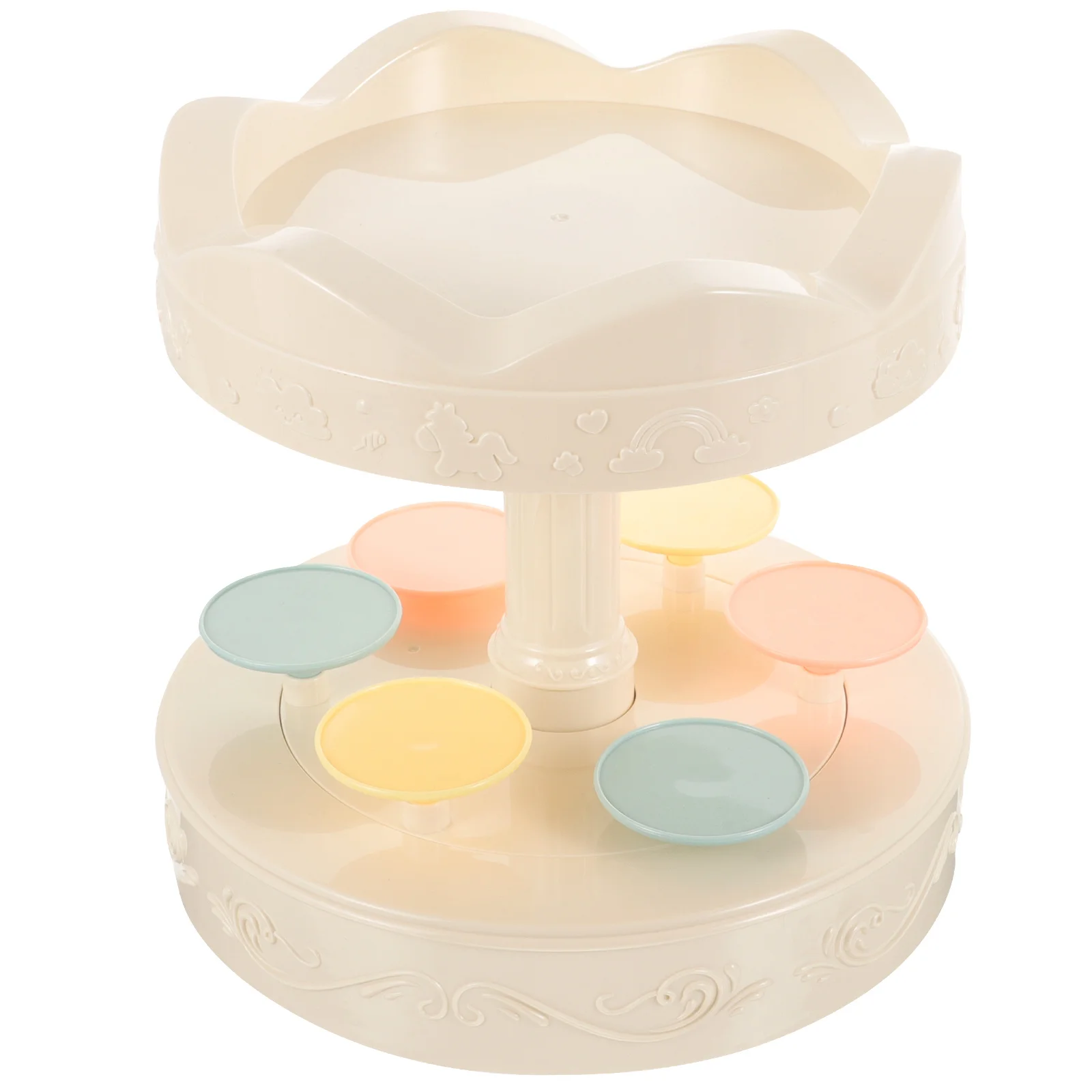 

1pc Rotating Dessert Display Stand Automatic Turntable For Cake Multi-Function Holder Party Wedding Decor