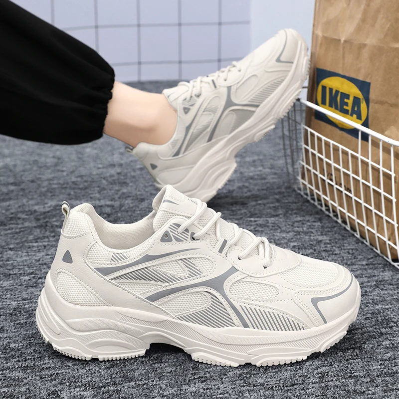 

New Summer Casual Breathable Mesh Men's Shoes2025Summer Breathable Season Comfortable Sneaker
